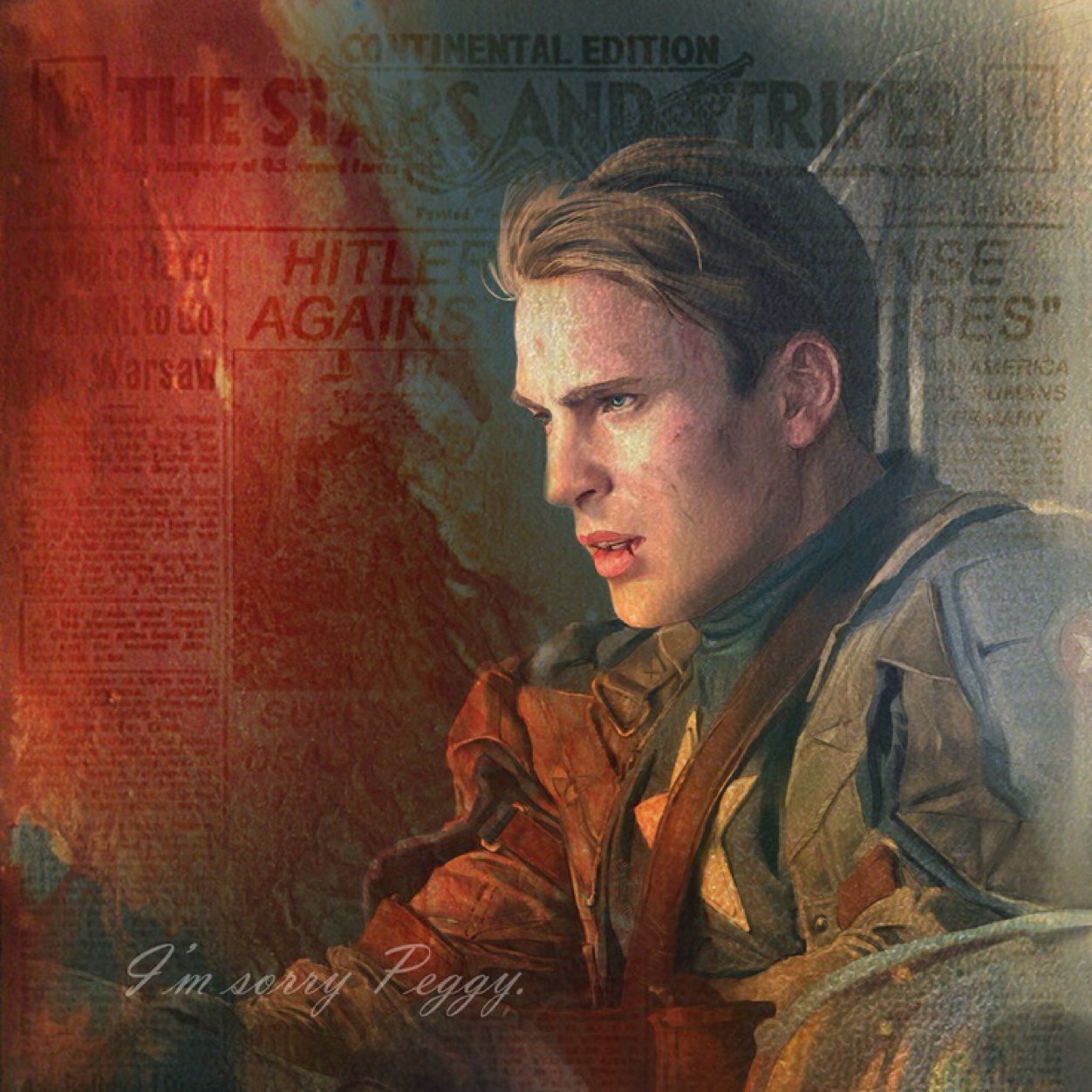 Steve Rogers better known as Captain America. I was a WW II solider and the subject of Project Rebirth. This world is very confusing. {Single/Marvel RP}