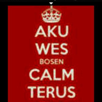 Follow sek wae, perkoro lio kui keri. Tapi aku yakin awakdewe Jodoh *mbenakke sarung*