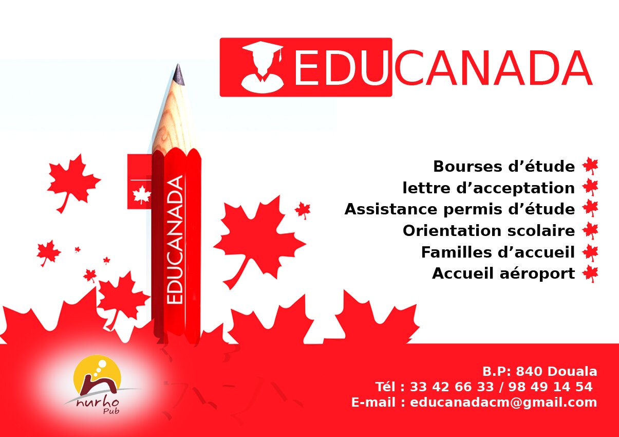 EduCanada est un produit de l'entreprise NURHO PUB spécialisé dans l'immigration au Canada pour tous ceux désireux de suivre des études là-bas.