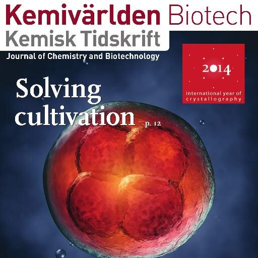Kemivärlden Biotech med Kemisk Tidskrift är Skandinaviens största tidning på området kemi, kemiteknik och bioteknik.