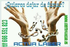 Centro para Dejar de Fumar, mediante Láserterapia. Sin ansiedad y sin pasarlo mal !!!   (+95% de nuestros pacientes lo han conseguido)       ***967 04 63 15***