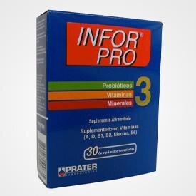 InforPro3's profile picture. Infor® Pro 3, un aporte de Vitaminas, Minerales y Probióticos para tu organismo!
