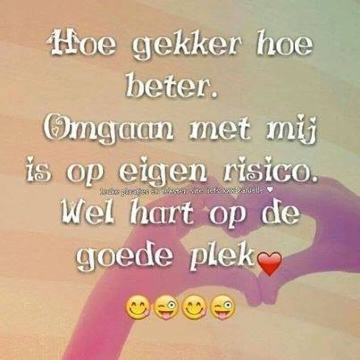 Geloof in je zelf dan kom alles goed