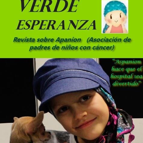 r_verdesperanza's profile picture. Revista sobre Aspanion (Asociación de Padres de Niños con Cáncer) y la Oncología Pediátrica del Hospital General de Alicante.