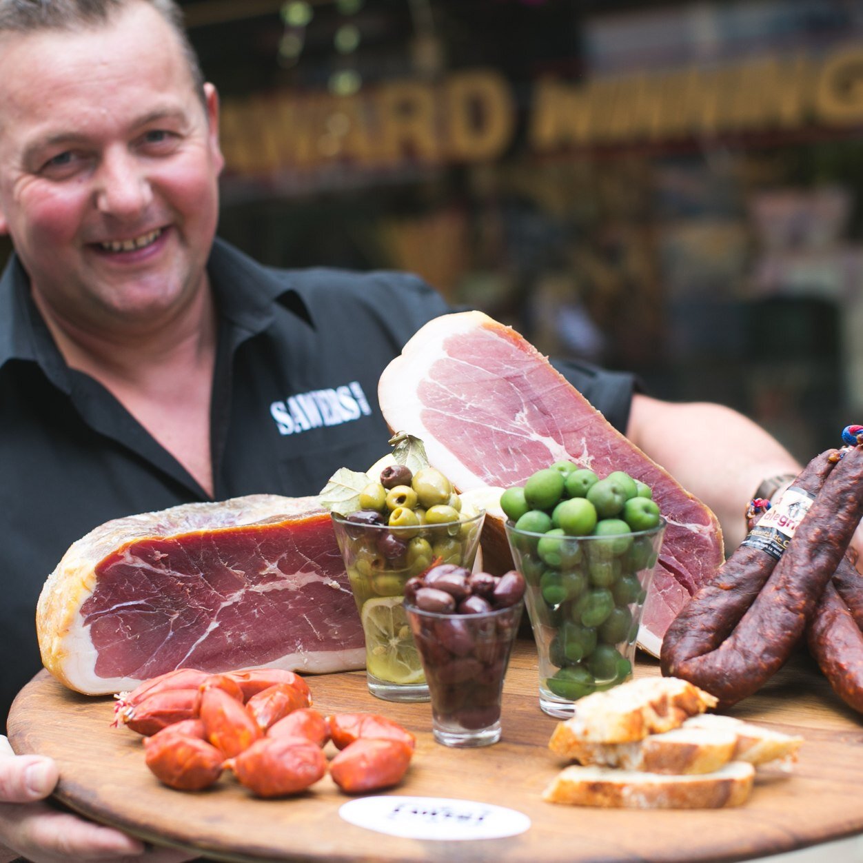 SAWERS LTD SUPPLIERS OF THE WORLDS FINEST FOODS SINCE 1897 . WITH THE LARGEST RANGE OF FINE CHEESES, OLIVES SEAFOOD,CHARCUTERIE LOCAL PRODUCE GOURMET HAMPERS.