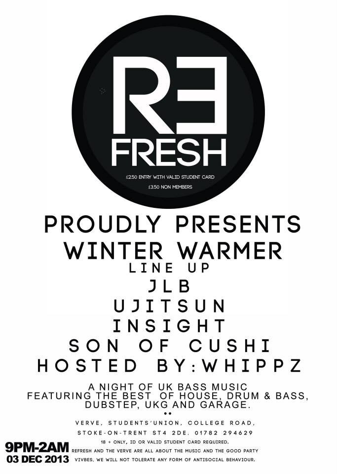r3freshevents's profile picture. Refresh Promotions & Events are a UK based events promotion company and artist booking agency. We provide a variety of UK Bass music.