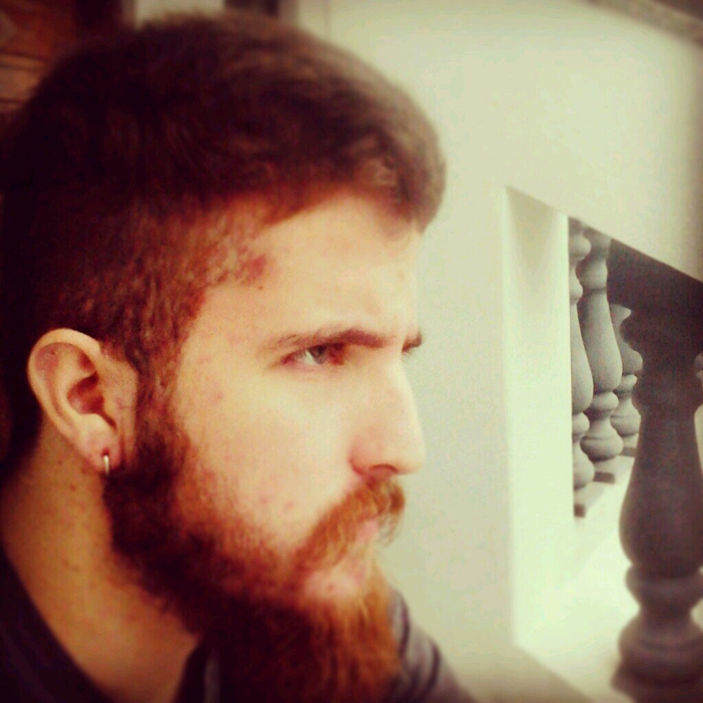 Ruivo, cara de mal, barbudo, multi instrumentista e cozinheiro...