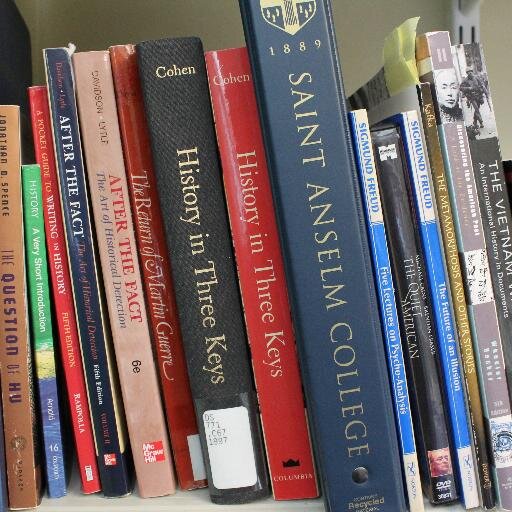 History Department at Saint Anselm College in Manchester, NH. We help our students understand the past while preparing them for life after graduation.