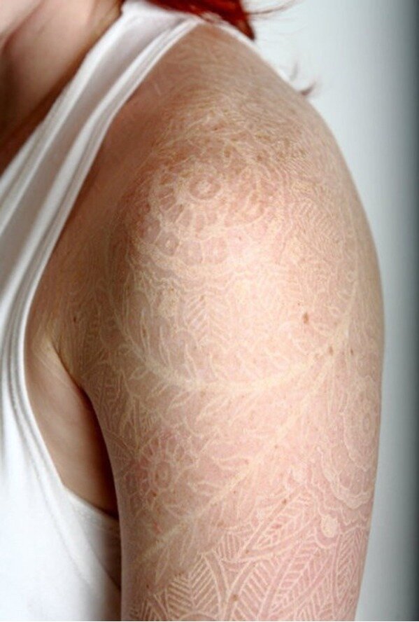First account dedicated only to white ink tattoos! Follow! Ill follow back :)