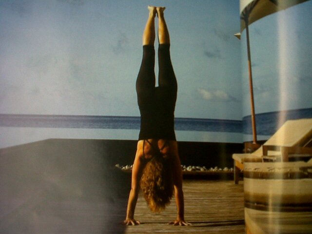 I'm is the yoga teacher_