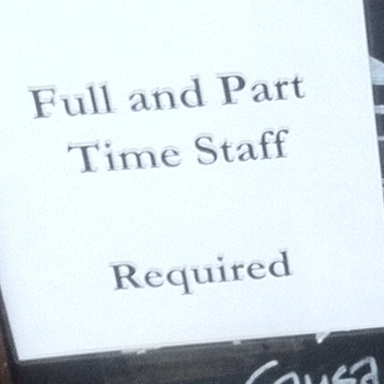 Sharing jobs in windows we/others spot so you don't have to walk every street to find a job!