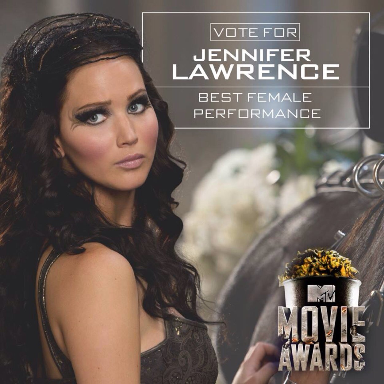 Sometimes called Katniss Everdeen; The Girl on Fire.
