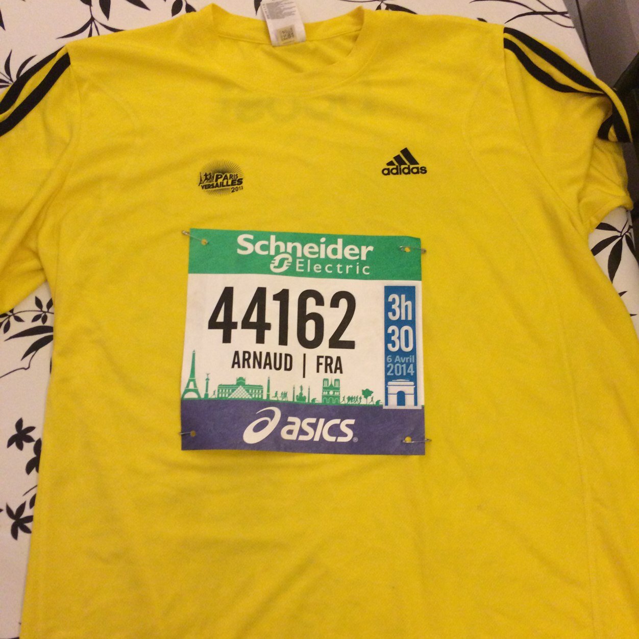 #ParisMarathon 2014 #finisher in 3h55min55s. Will beat that in 2015! @arnaud_breton