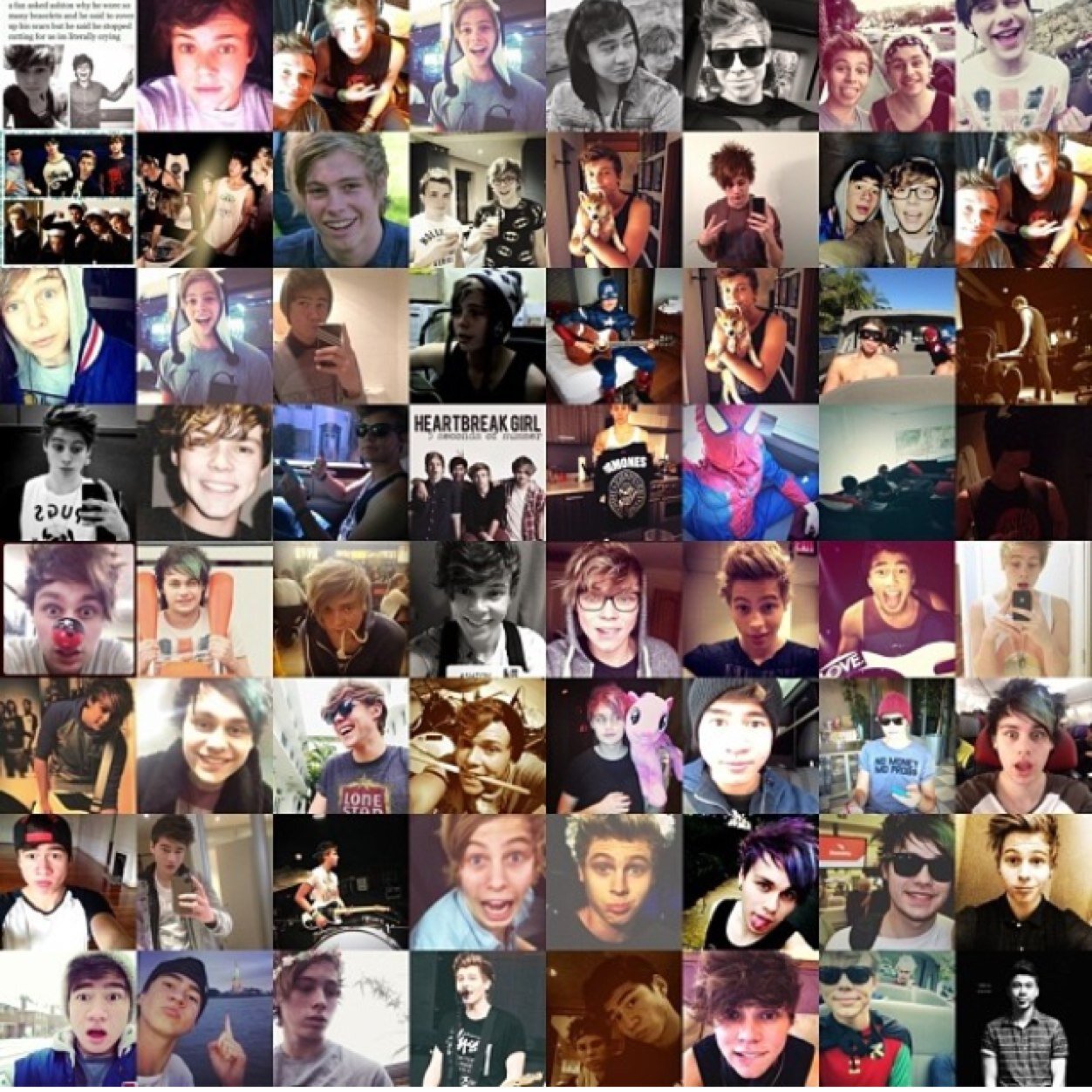 09.08.13.. at 11:00 5SOS had the best twitcam yet. ♡♡♡♡