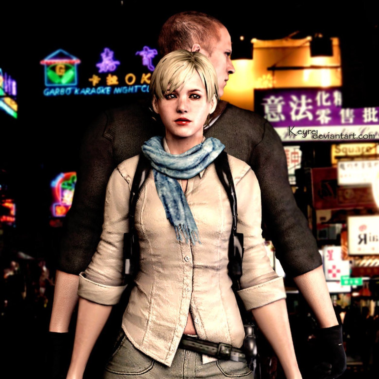 Sherry Birkin - US government agent operating under the Division of security operations, I have the G-Virus ,I was in the Raccoon city Viral outbreak