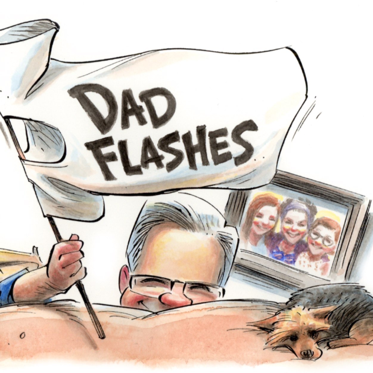 Reports from the Front Lines of Fatherhood. Short, funny stories about parenting and marriage from a 50-something dad of 2 teen girls.