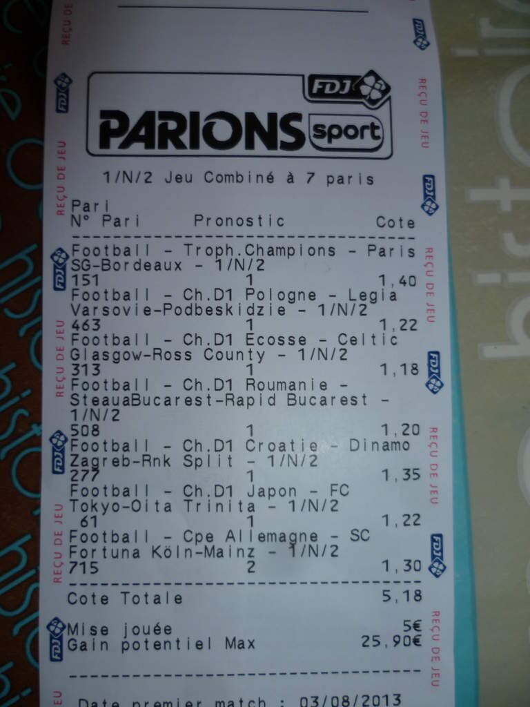 CoteMatchFDJ's profile picture. Follow moi j'donne des pronostic bon