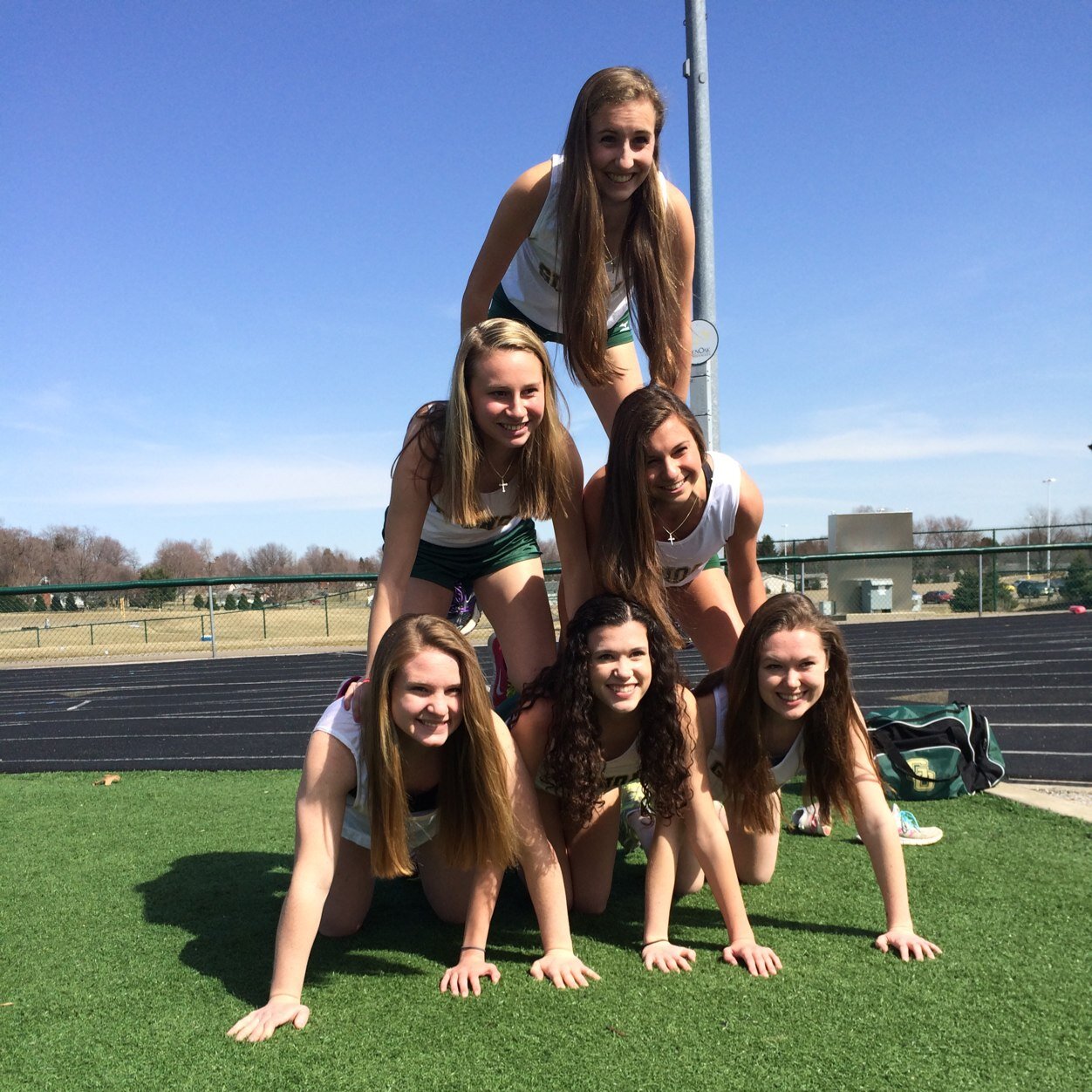 GlenOak girl's cross & track #sunsoutbunsout Most attractive team in the federal league