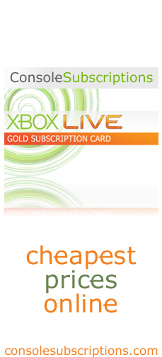The Cheapest place to buy your Xbox Live Subscription. 12 Months: £25.99 | 3 Months: £13.99 | 1 Months: £6.99. http://t.co/z1foSevSu8