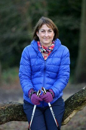 Nordic walking in Dorking & the Surrey Hills. Passionate about walking, usually accessorised with poles or small happy dog