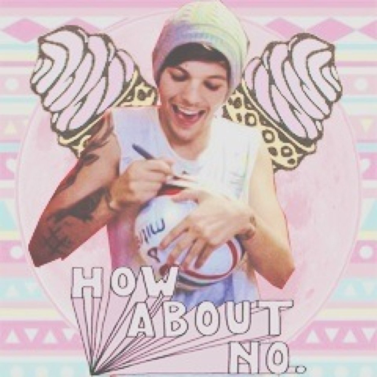 louis is a ninja end of the story.