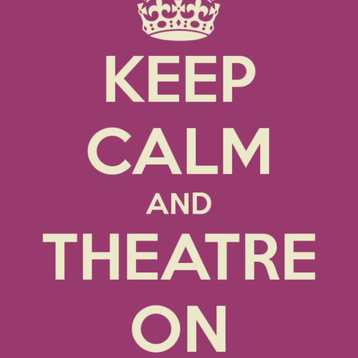 An 18 year old stage manager/ techie hoping to work in the big leagues one day. Theatre over everything!