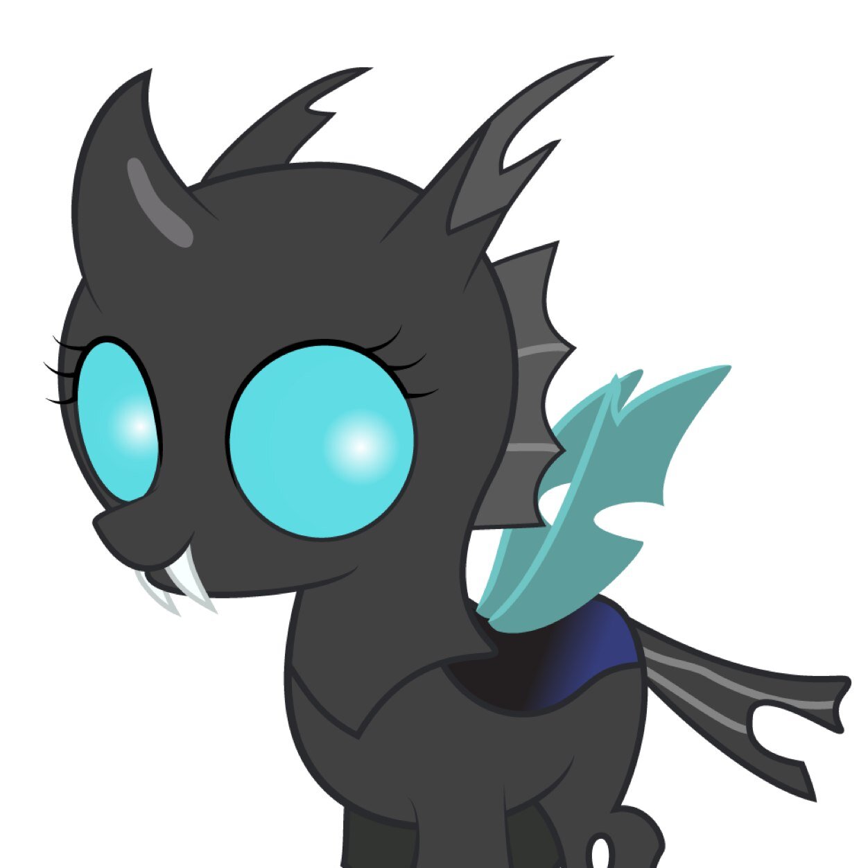 Mlp_Surprised's profile picture. A filly changeling who's care taker is @mlp_IceCloud