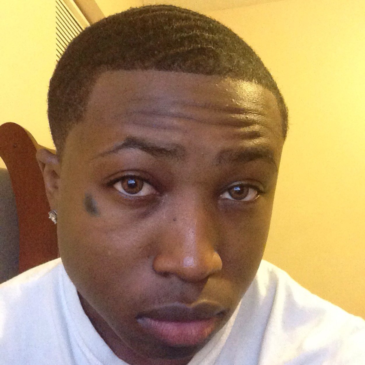 Chill out its not a teardrop its just a birth mark.