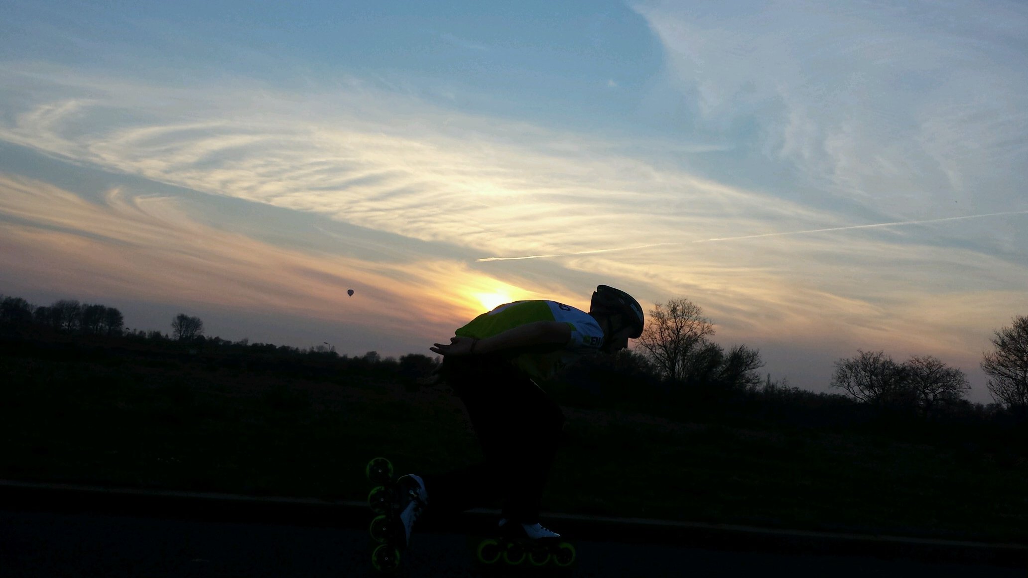 Schaatser, fanatiek sporter