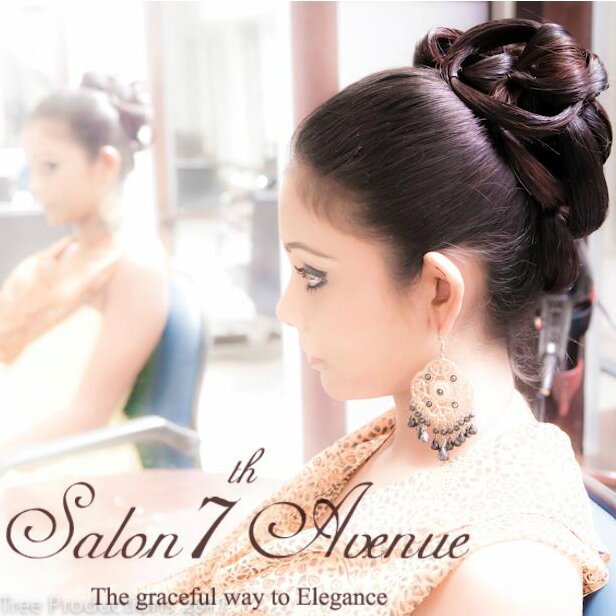Get 'glam' with 7th Avenue, Hair & Make-up, Face, Nails, Dressing...we are a one-stop salon, for all your beauty needs.