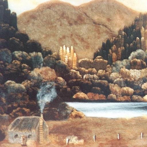 Leanne's Art Uniquely Depict's #NewZealand Scenes Of Bush, Water, Mountains & Animals Like Kiwi's & #Sheep All In #Wool  +64211584662 http://t.co/dx6BkaEtlC