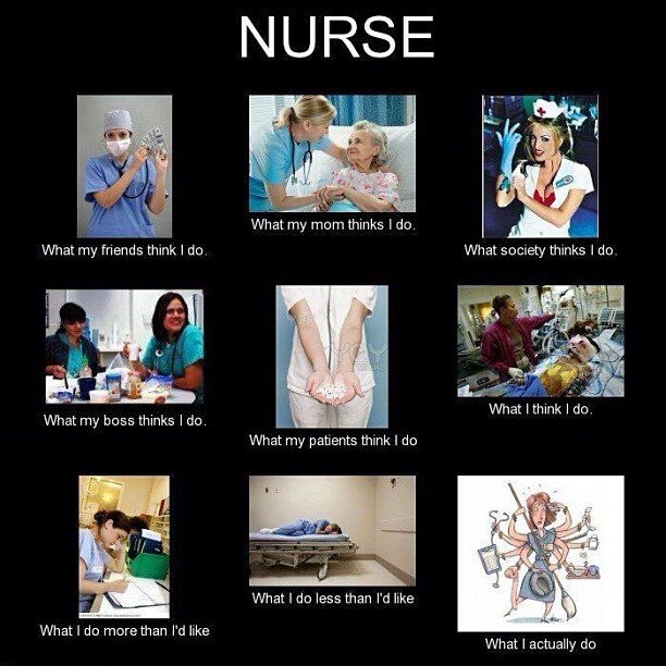 Nurses: We may not cook or clean, but we could save your life. That has to account for something.