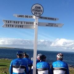 Like minded Dads keeping fit on bikes. Raising money 4 charity £57,000 on LEJOG 2013 & JOGLE 2015 2016 L2P24. fb fatdadsbiketours