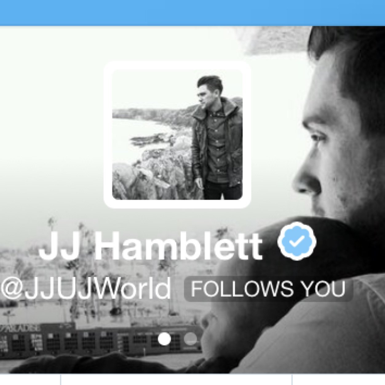 You were on JJ's mind for a few seconds when he followed you, congrats beautiful, you deserve it✨