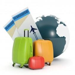 travel the world by plane, car and sea.