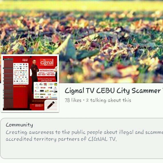 Was a victim of scam doing this for Community Service to create awareness to consumers and about scammer dealers here in Cebu city