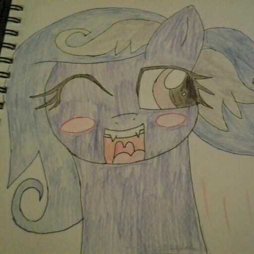 I am Shadow Dawn, younger sister to @mlp_Envoy and his clone. I will work for @mlp_Luna to keep @mlp_Envoyp safe. Im cute but deadly (#twitterponies)