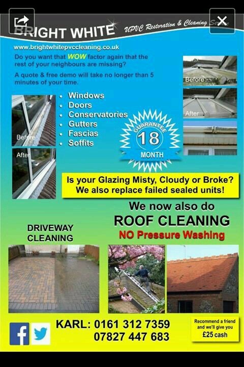 UpvcRoofService's profile picture. #UPVC #Cleaning & House RestoratIon Services For More Info See Our Website Or call us on 01612130733 or 07827447683 #UPVC #Cleaning #Roofing #Driveways