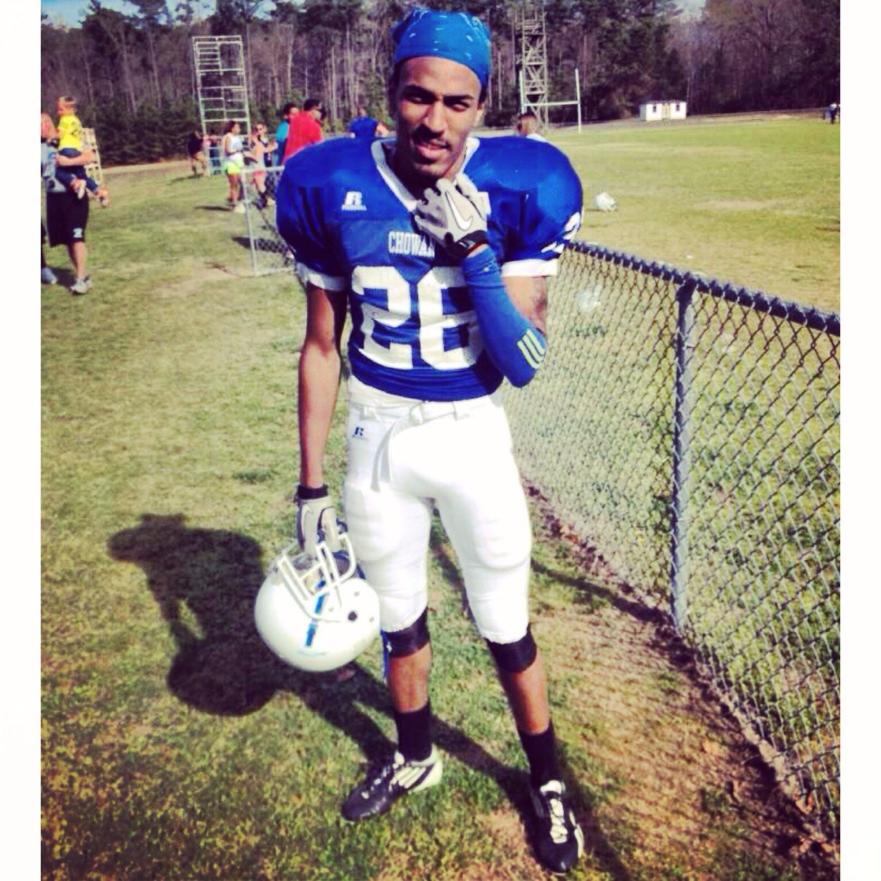 #TeamJesus~Instagram:Chavesz24 Chowan University #HawkFootball #⃣26