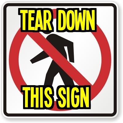 Encouraging Cincinnati to walk while drawing attention to obstacles that make that task harder.