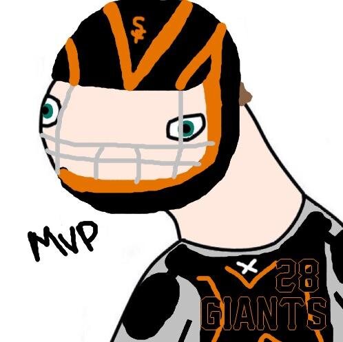 I em cetchur fur Gients and em da best beisboll pleyer evur 3 rings en 5 yeers