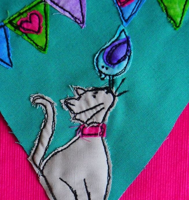 Capturing the adventures of Ruff and Mew in home decor, greetings card and illustrations.