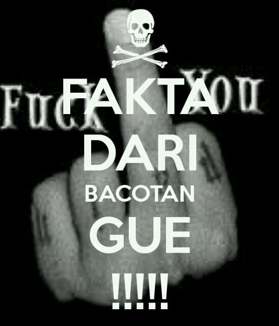 BacotanGue_ID's profile picture. Ini mulut gue, gue mau ngomong apa ya suka-suka gue.
