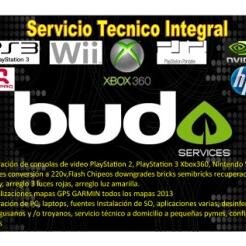 Servicio tecnico de consolas de videojuegos ps2 ps3 ps4 xbox360 xbox one laptop netbook gps led tv reballings