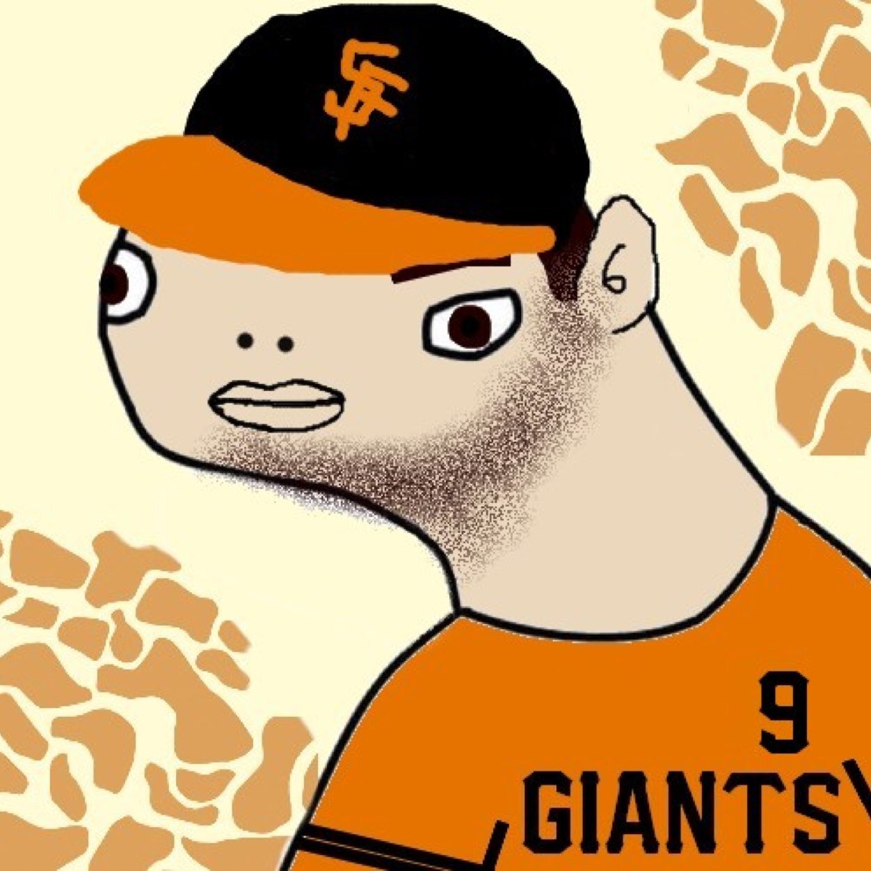 i em da bby geraffe 1st besemen of da sen fronsisko gients