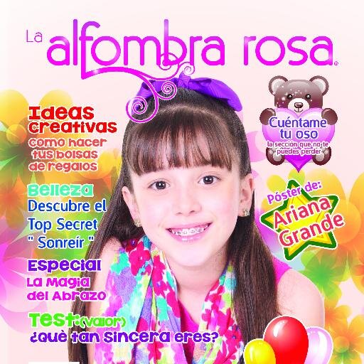 La Alfombra Rosa es una revista para niñas donde encontraran todo para ellas como las últimas tendencias en moda y belleza, salud, juegos, música y vídeos.