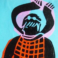 Printmaker (linocut and woodcut) and painter. Based in Hove, UK.