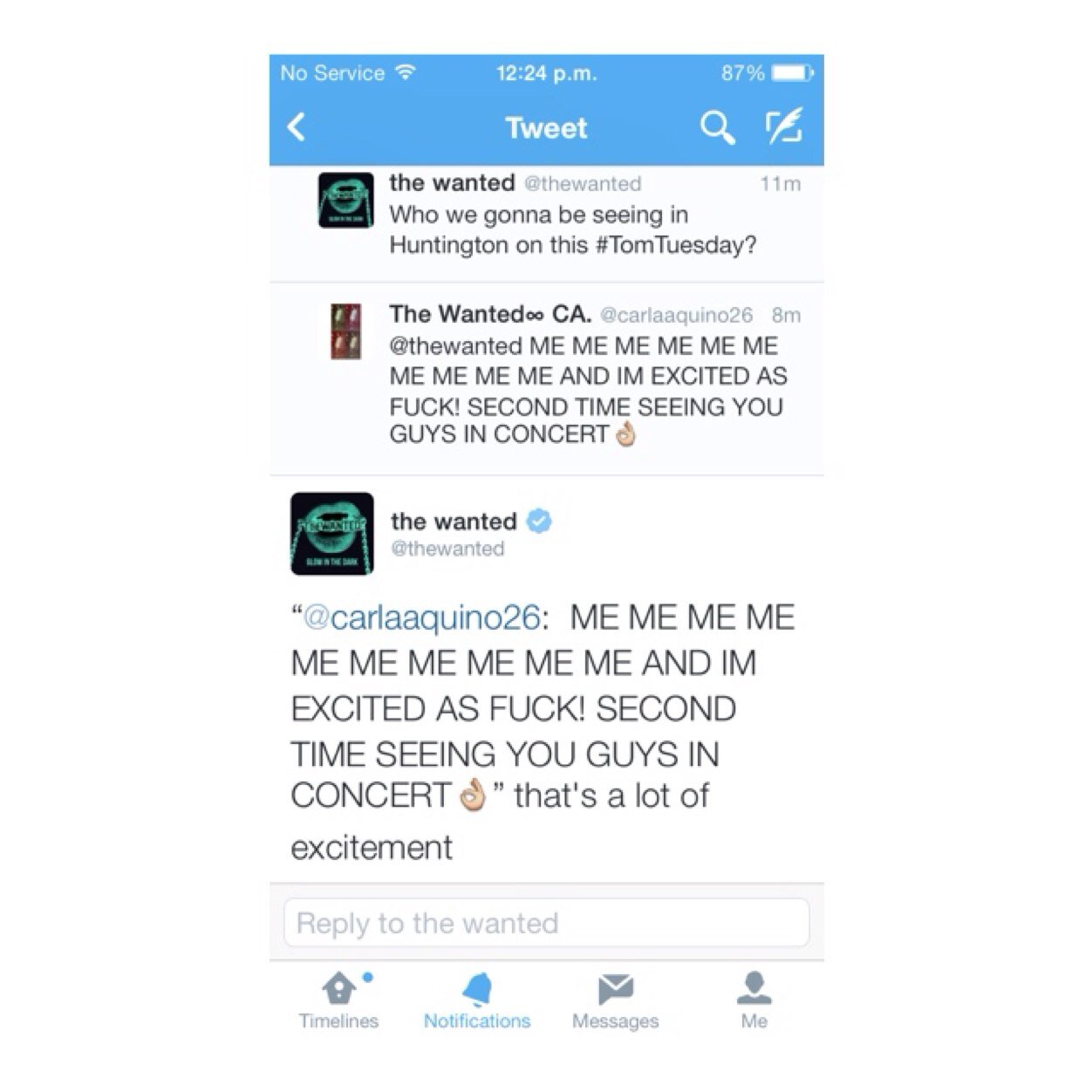 TWFanmily. P!NKNESS. THE WANTED REPLAY ON APRIL 8, 2014. Saw The Wanted in concert on August 24, 2013, April 8,2014 & April 11,2014