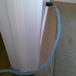 Designed to protect walls and furniture from being damaged by electrical cords