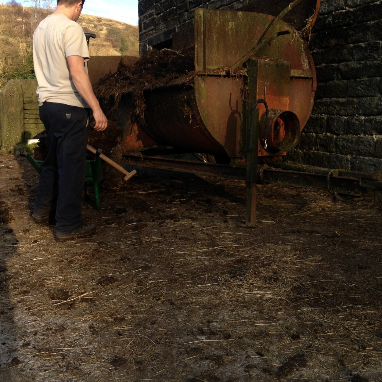 MD of millhouse world of wood ltd run smallholding in the bad lands of rishworth love famley farming firewood biomass adam buiness growth !